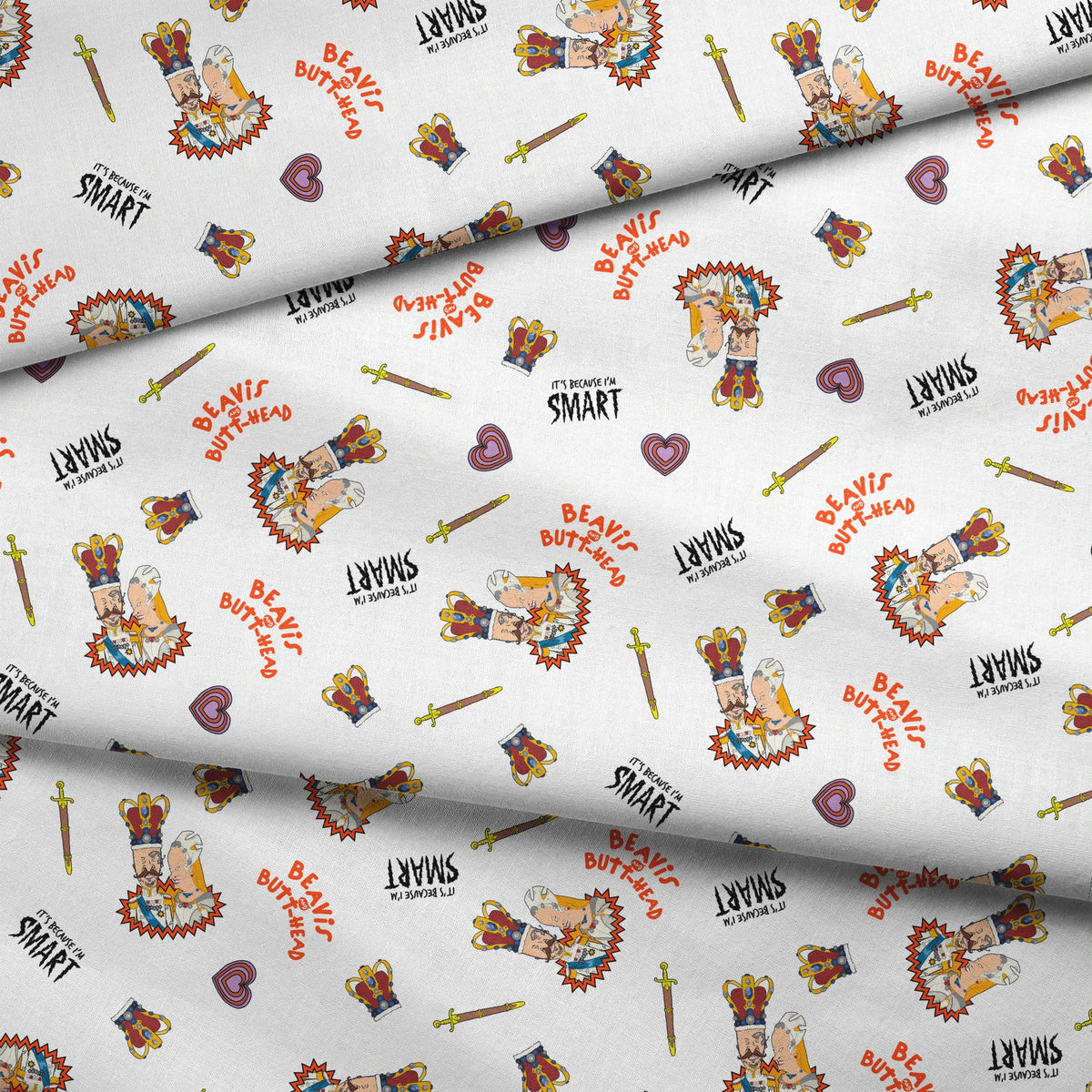 Paramount Beavis and Butt-Head It's Because I'm Smart Fabric