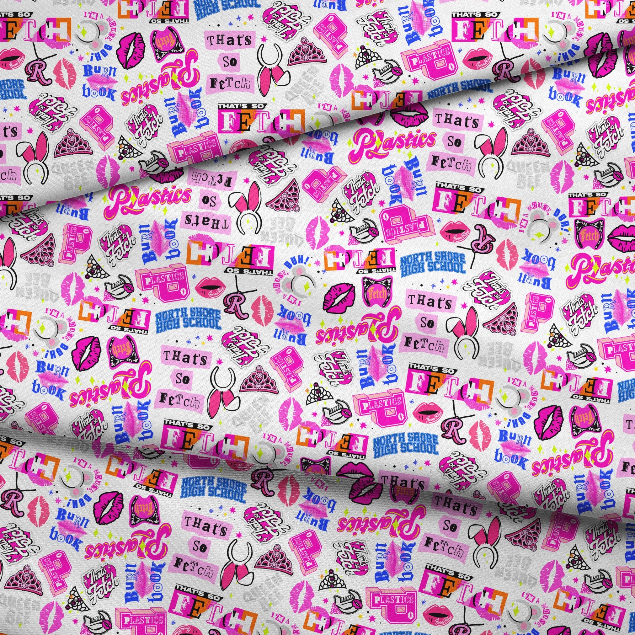 Paramount Mean Girls Iconic Collage Fabric