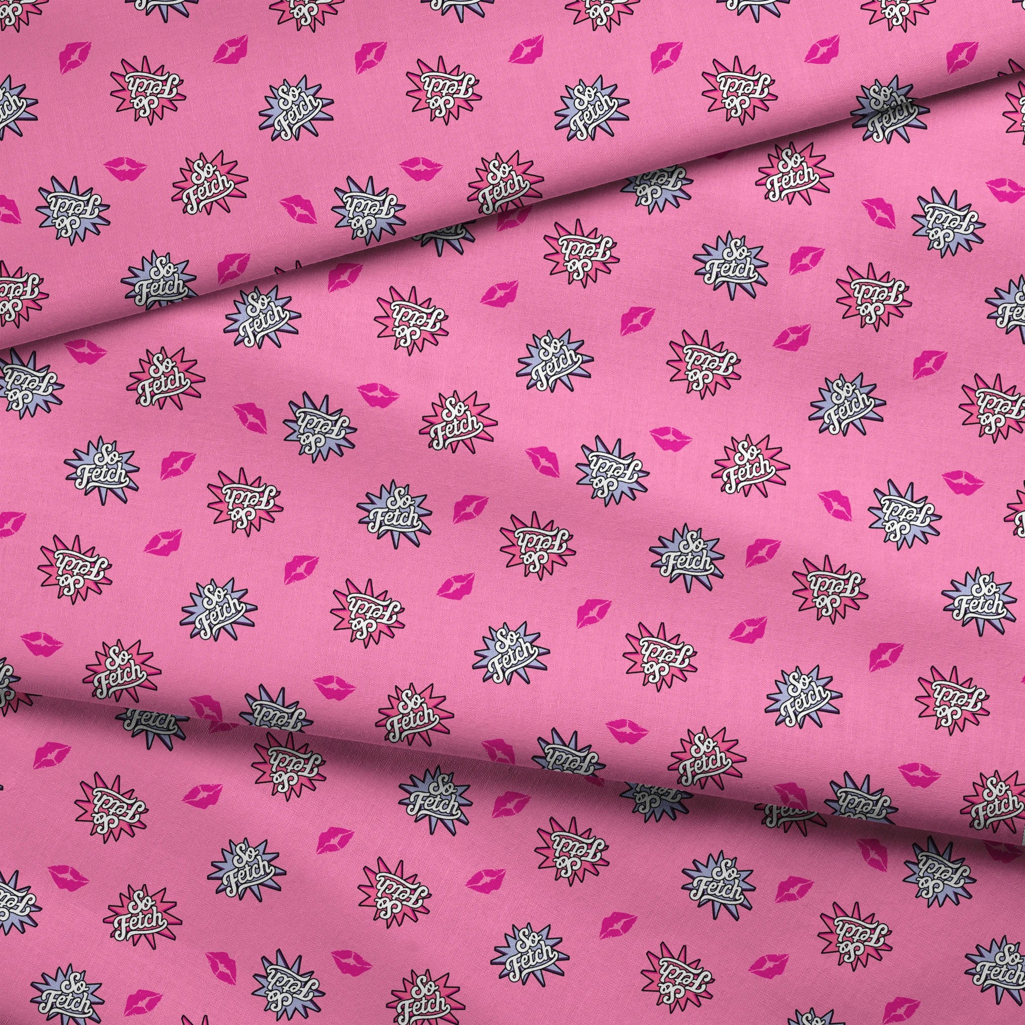 Paramount Mean Girls So Fetch on Pink Fabric