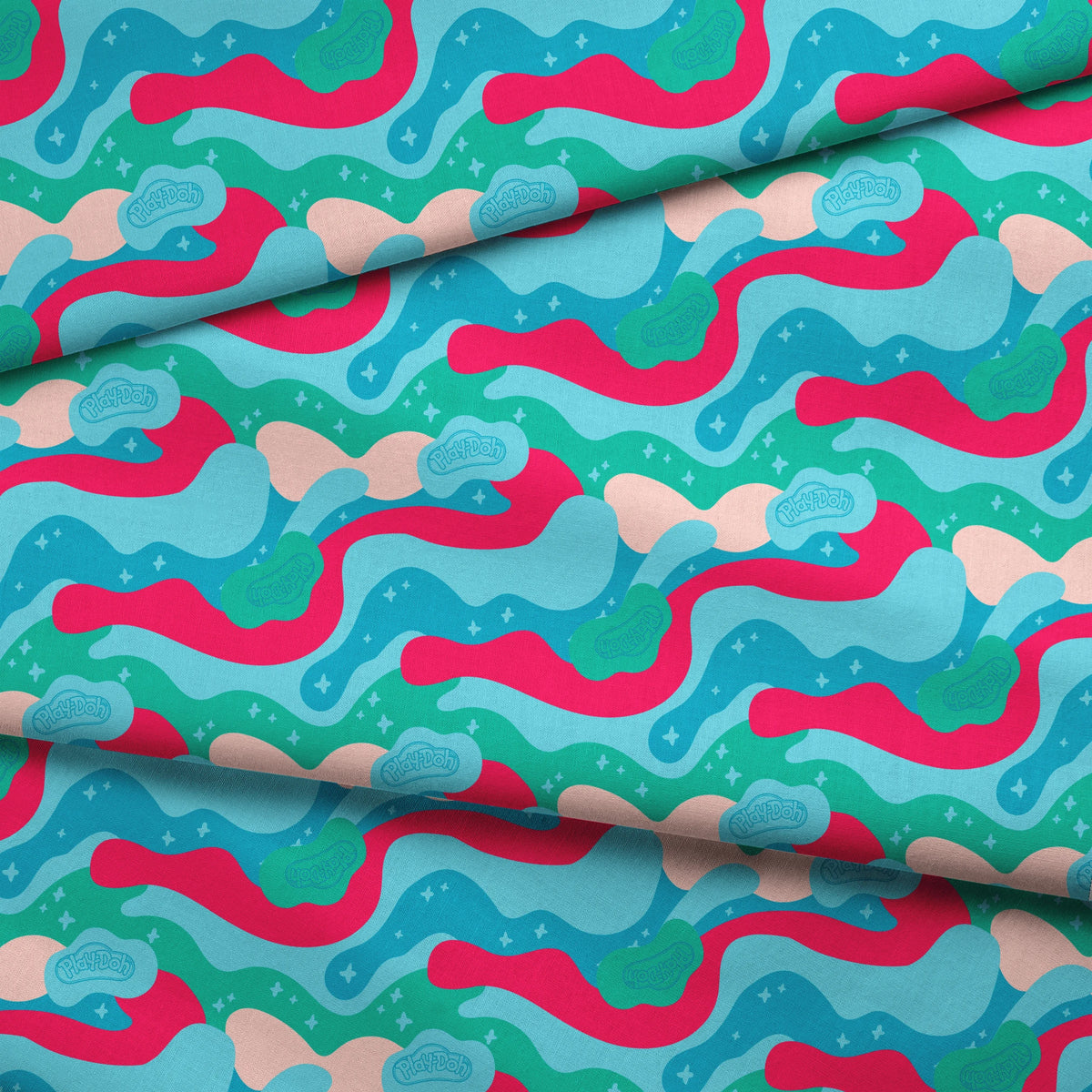 Hasbro Play-Doh Retro Clouds in Blue Fabric