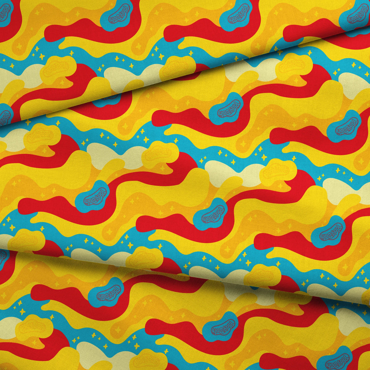 Hasbro Play-Doh Retro Clouds in Yellow Fabric
