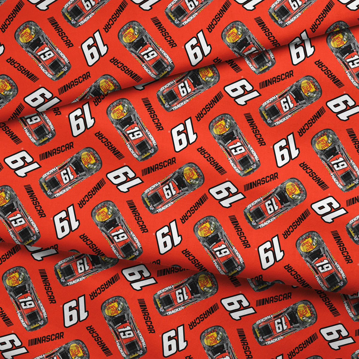 NASCAR® Chase Briscoe Toss on Orange Fabric