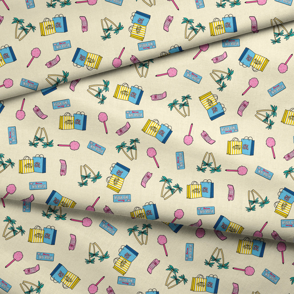 Paramount Clueless Palm Icons Fabric