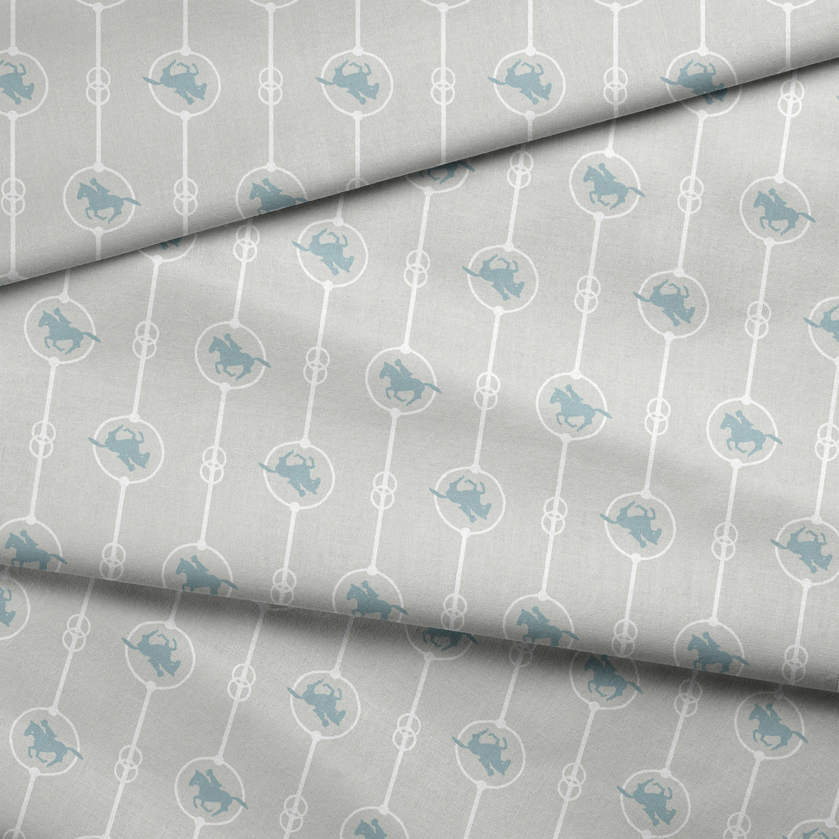 Brooks on Silver Sage Fabric