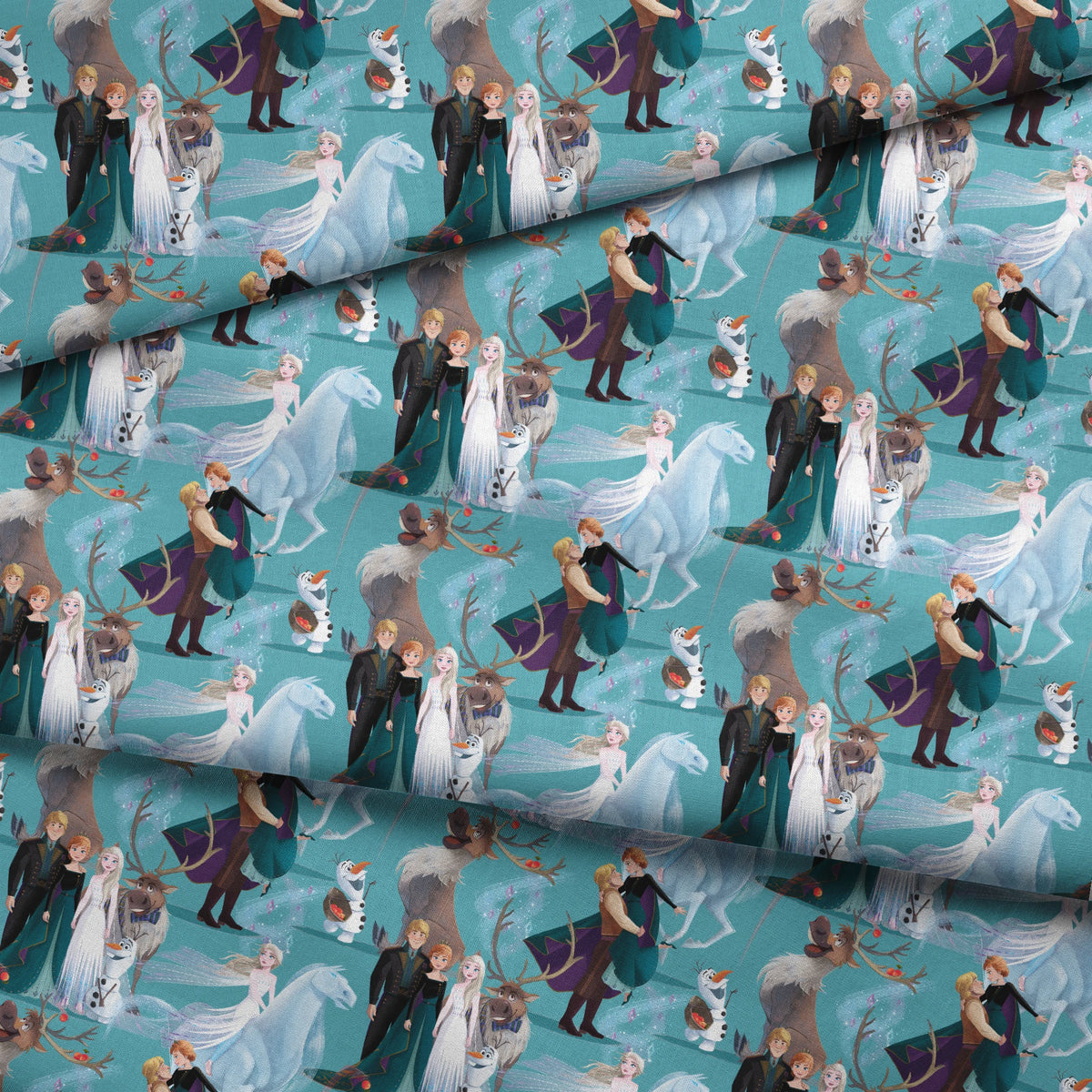 Disney Frozen Playful Poses Fabric