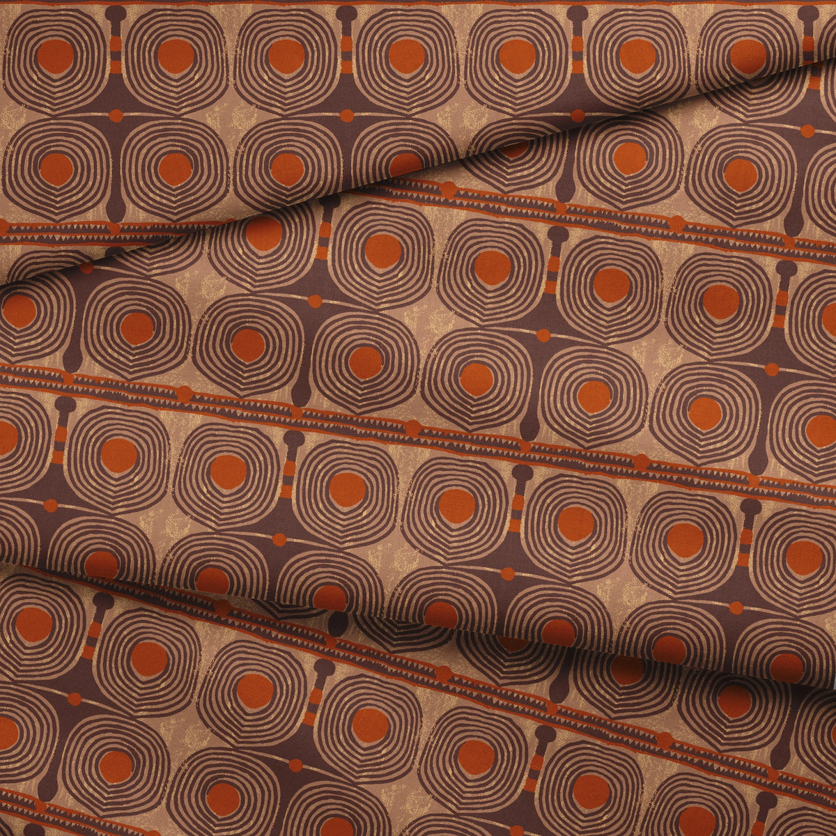 Spiraline on Spiced Fabric