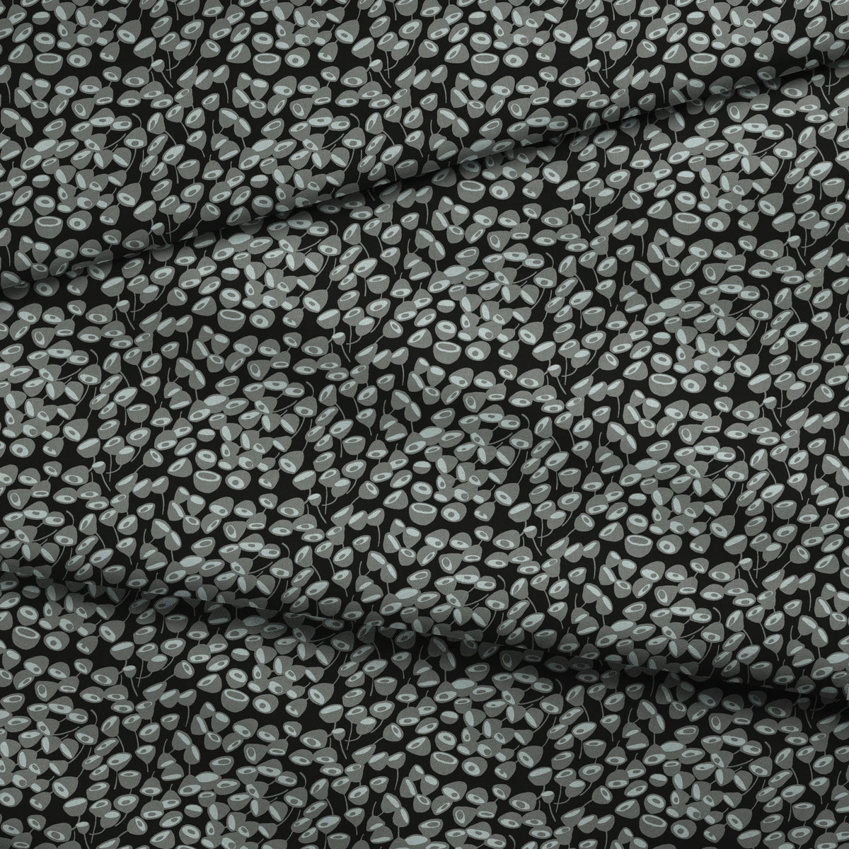 Idris on Black Days Fabric