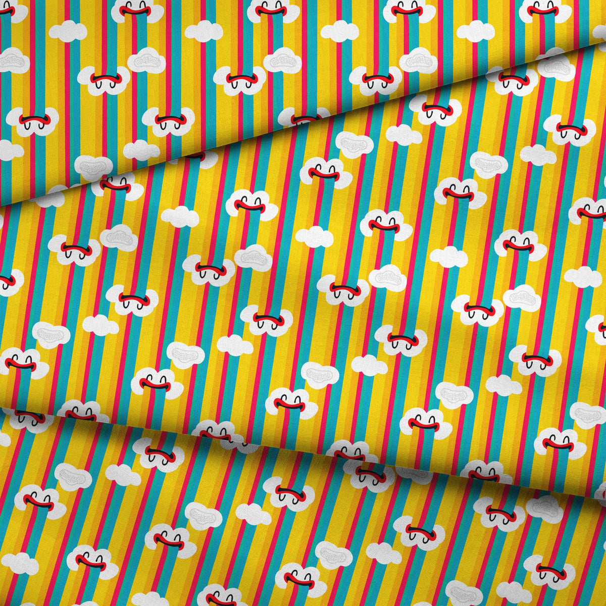 Hasbro Play-Doh Rainbow Stripes Fabric