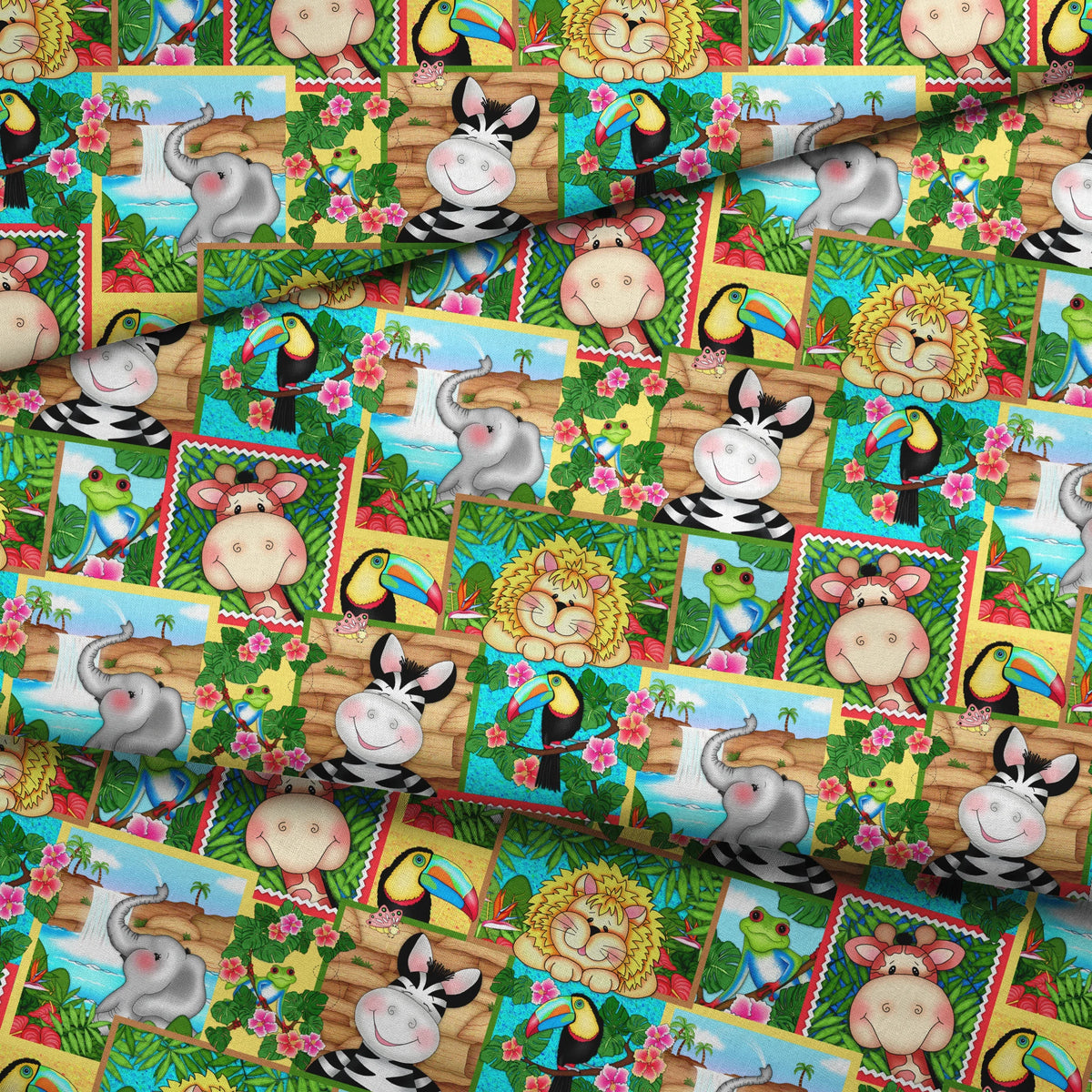 Vicki Schreiner BaZooples Nice Safari Day Fabric