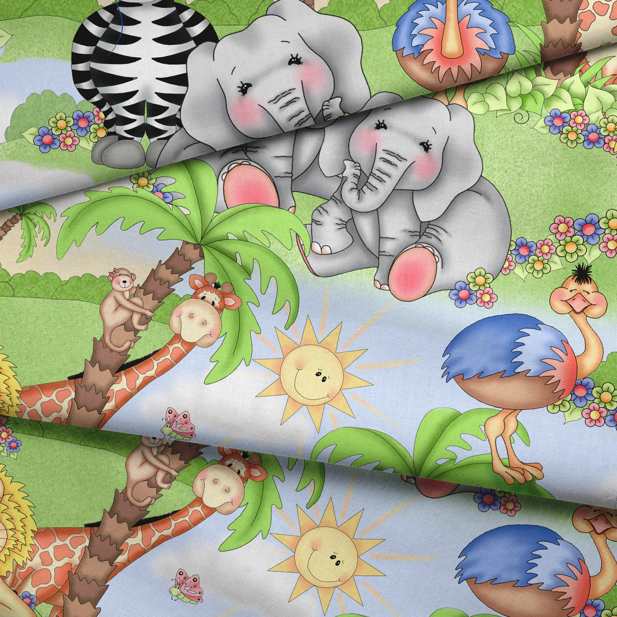 Vicki Schreiner BaZooples Jungle Safari Fabric