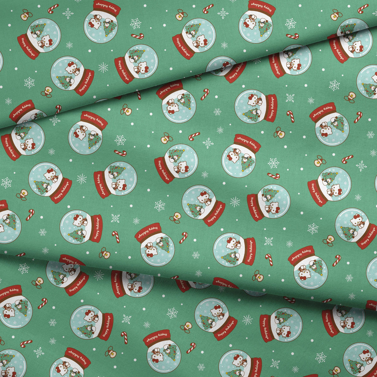 Hello Kitty® Snow Globe Toss Fabric