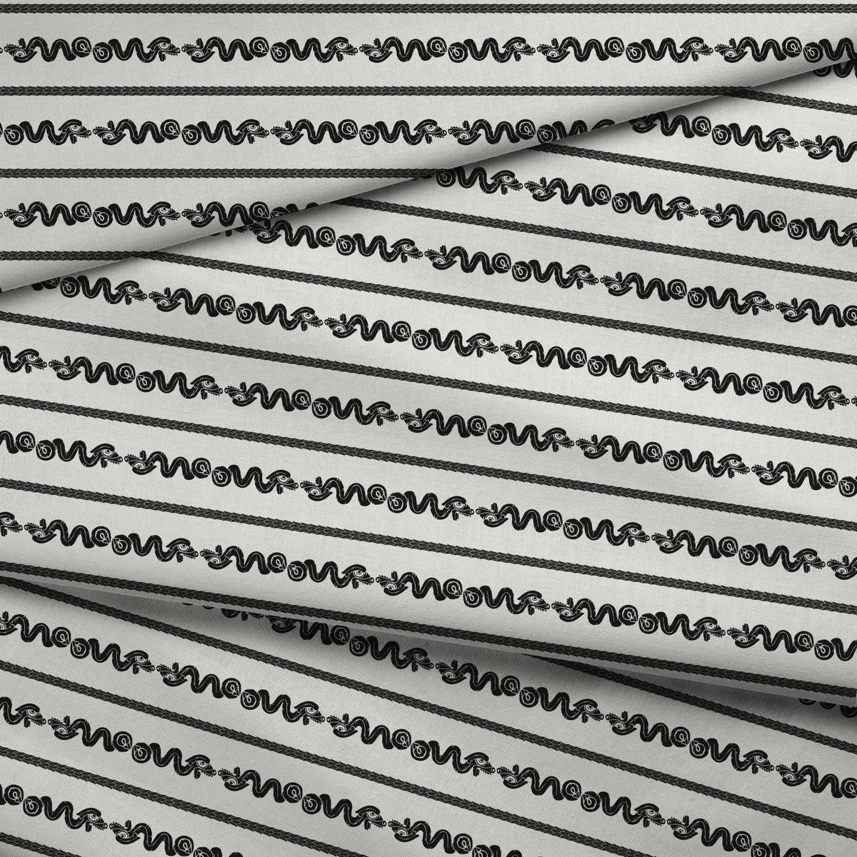 Disney Haunted Mansion Serpent Stripes Fabric