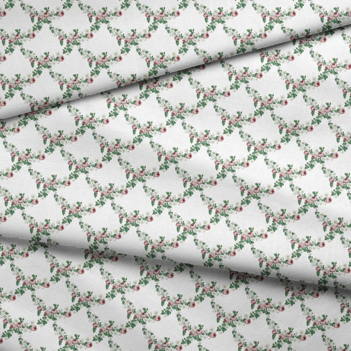 Danielle Murray Vintage Rose and Anemone Garland Fabric