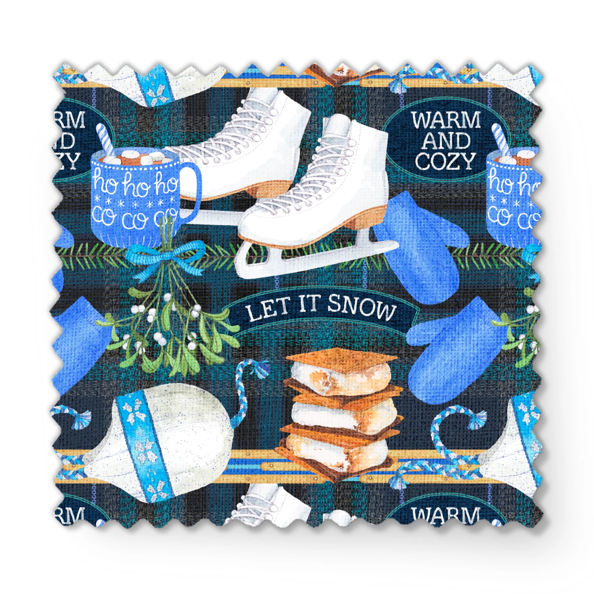 fabric swatch mockup