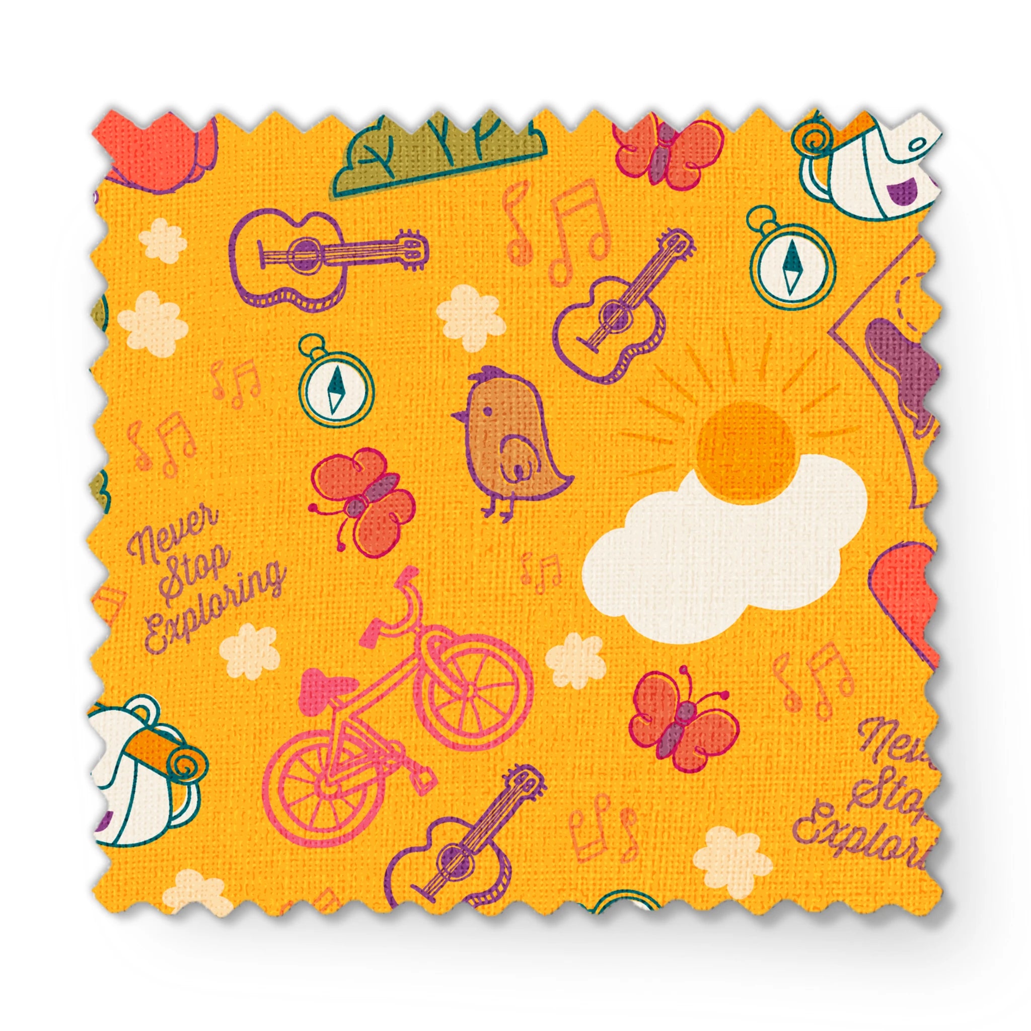fabric swatch mockup