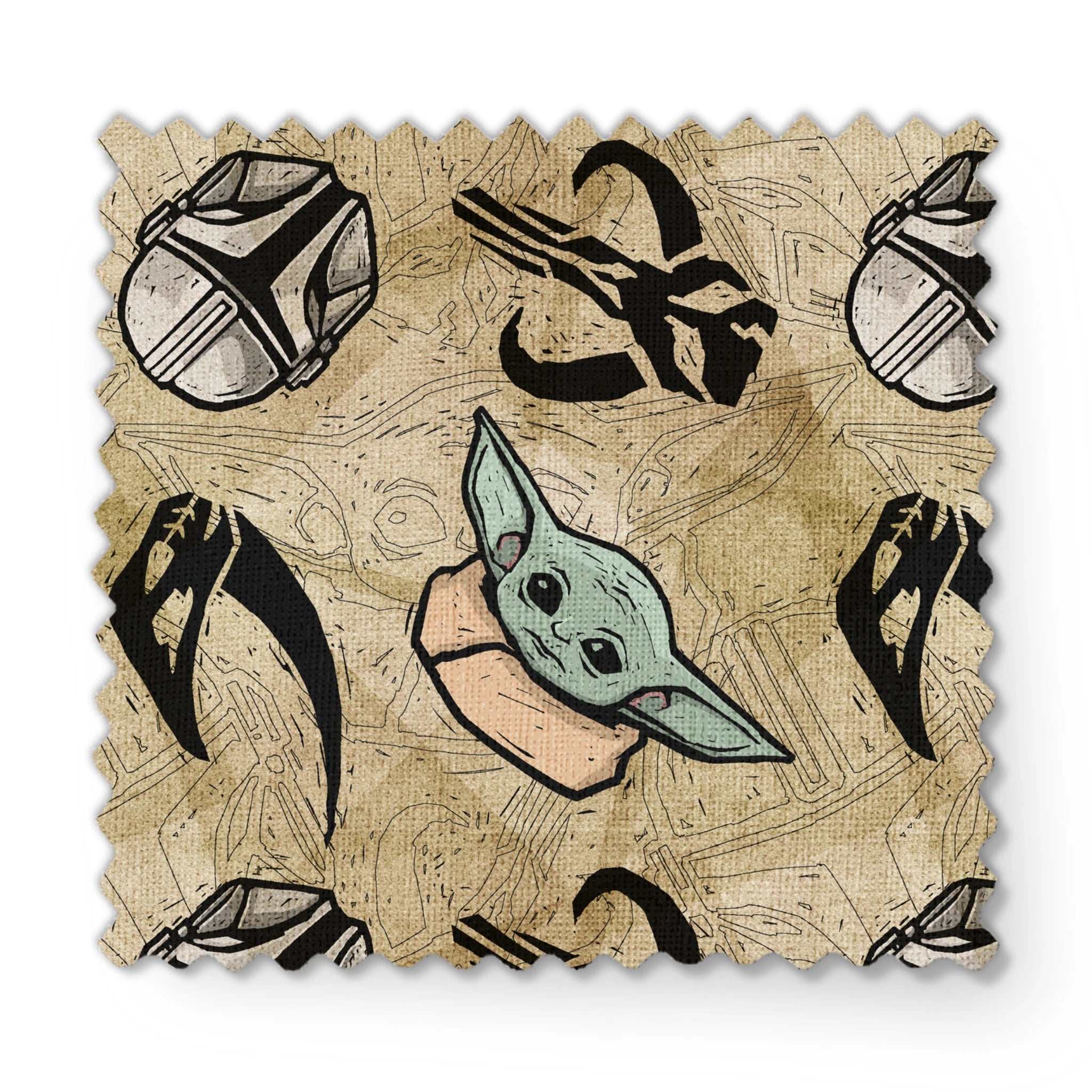 fabric swatch mockup