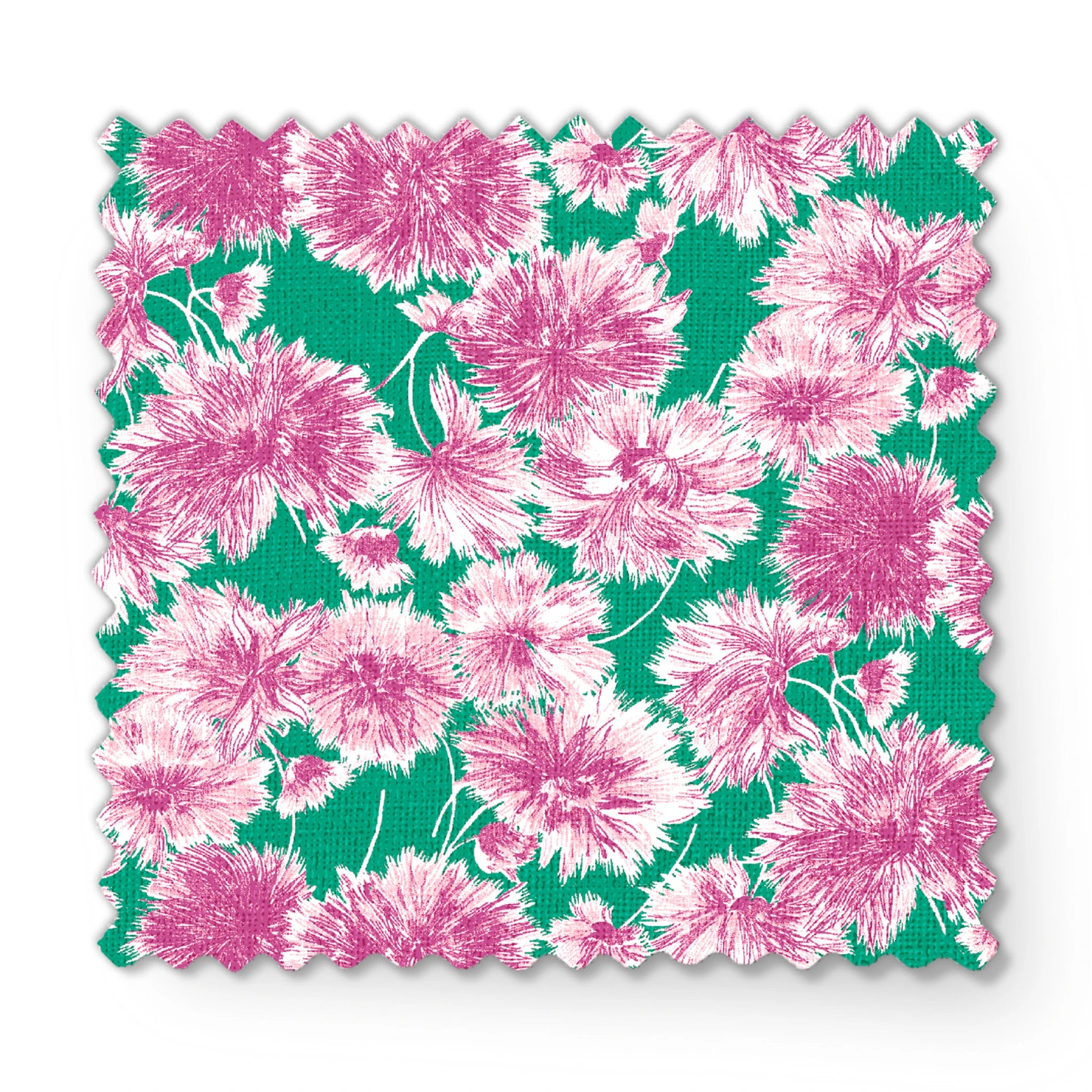 Sprout Parade - Pink Green | Fabric by the Yard