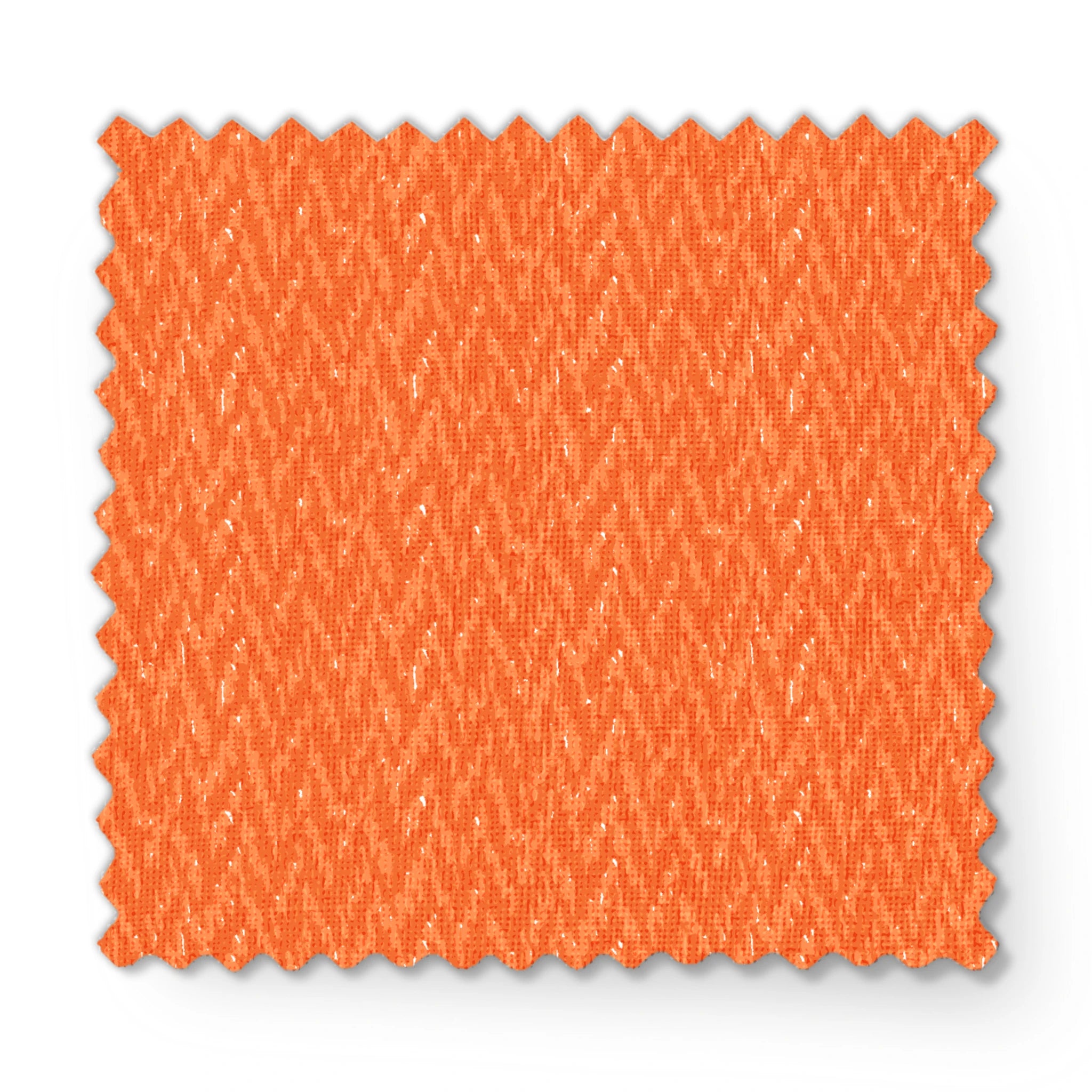Orange textured background with vertical brushstroke pattern in varying shades of terracotta fabric swatch mockup