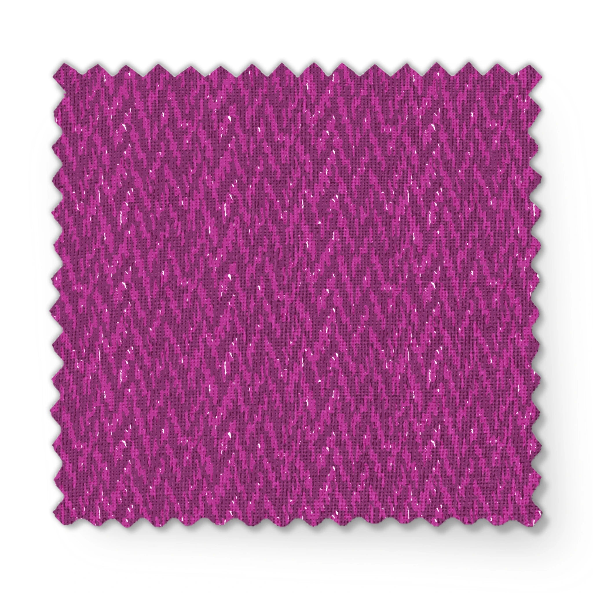 Vibrant purple textured pattern with diagonal brushstrokes and subtle shimmering details fabric swatch mockup