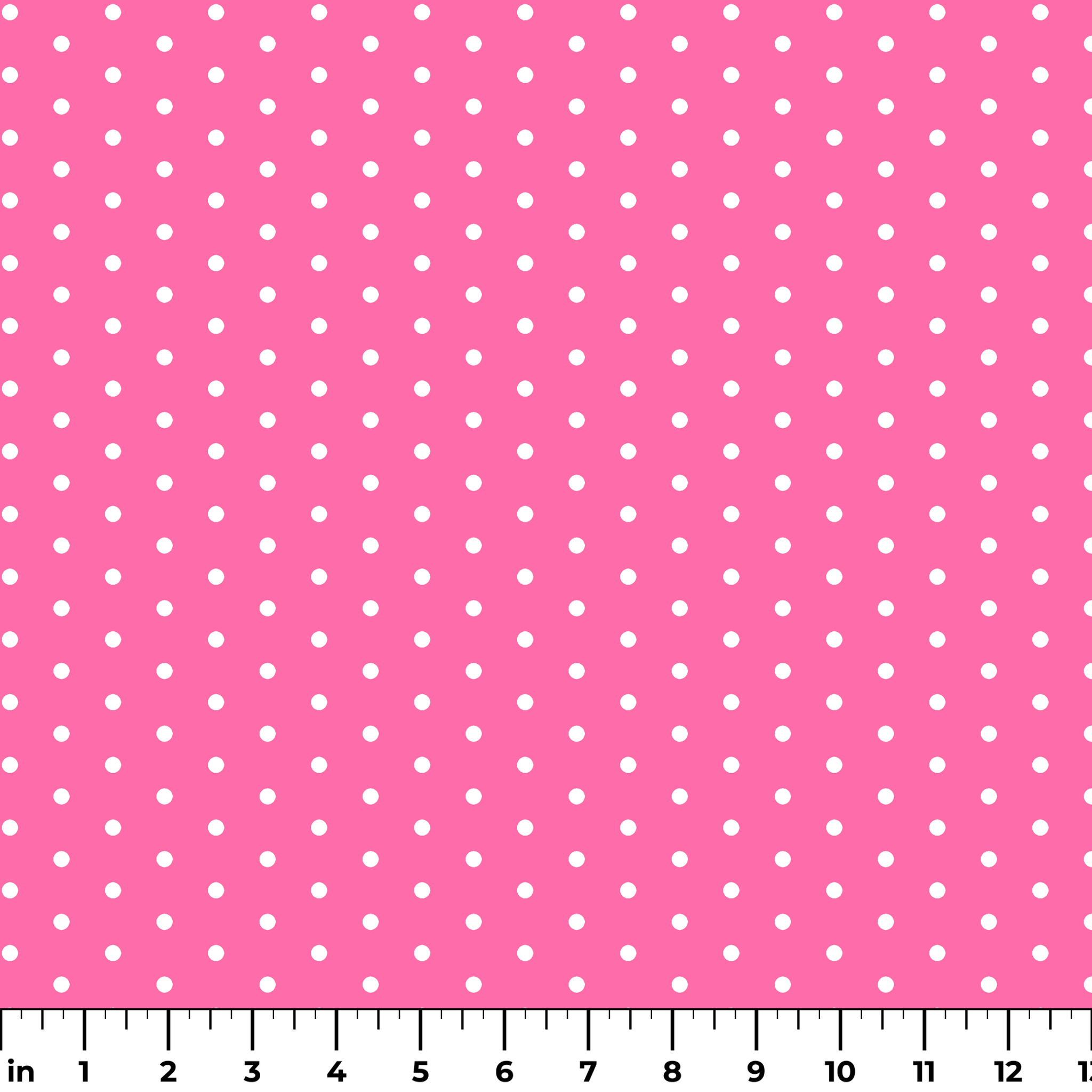 Two white circles on a bright pink background ruler