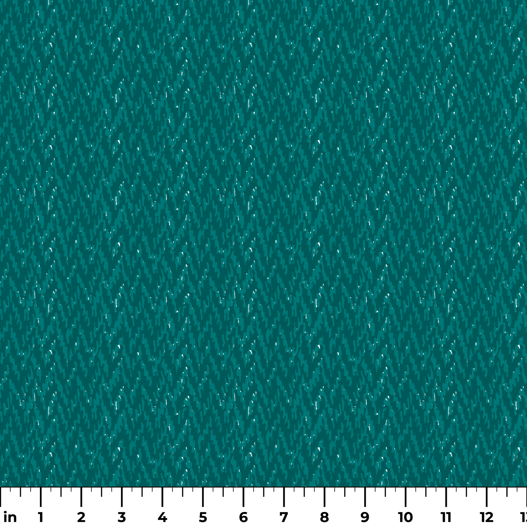 Teal textured surface with wavy vertical pattern and subtle light reflections ruler