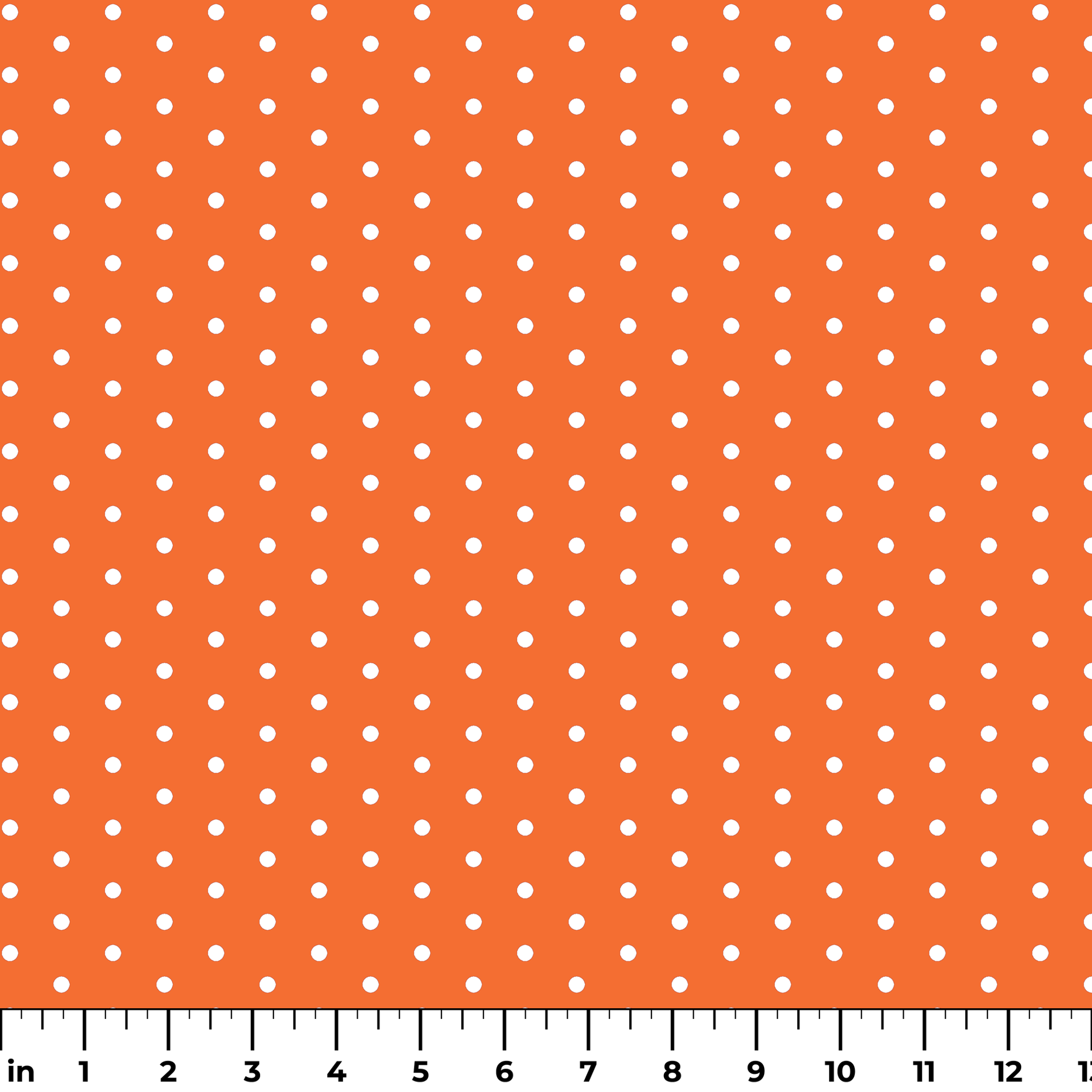 Orange background with two white circles, one in the upper left corner and another in the middle right. ruler