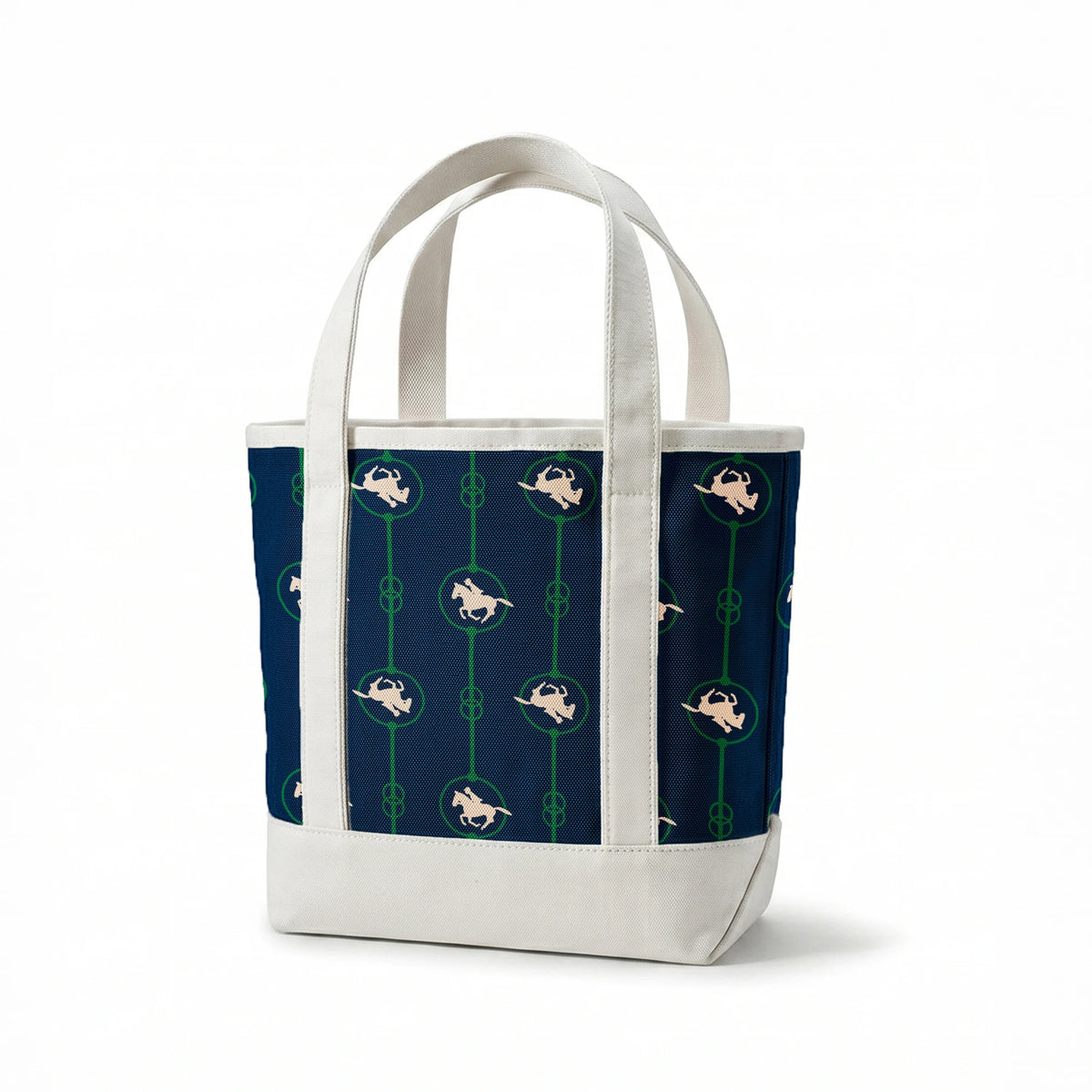Brooks on Navy Fabric
