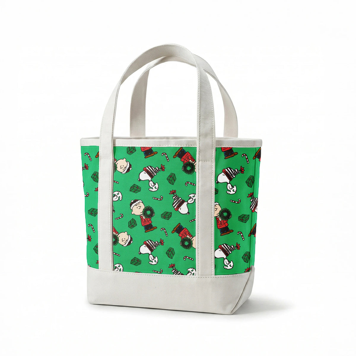 Peanuts Presents & Candy Canes Fabric