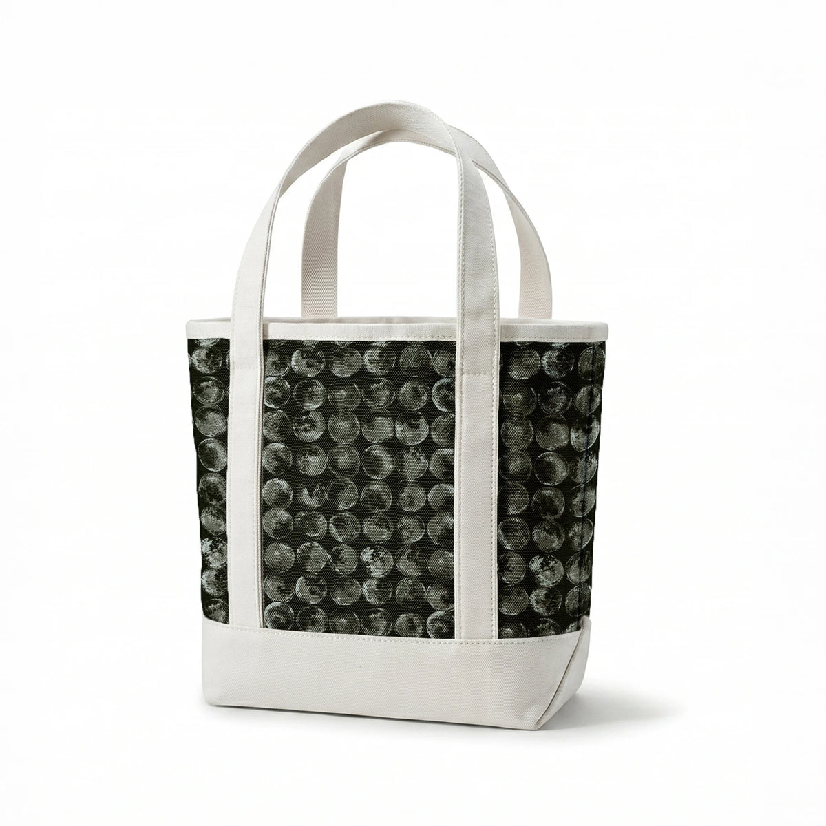 Lunar Light on Black Days Fabric