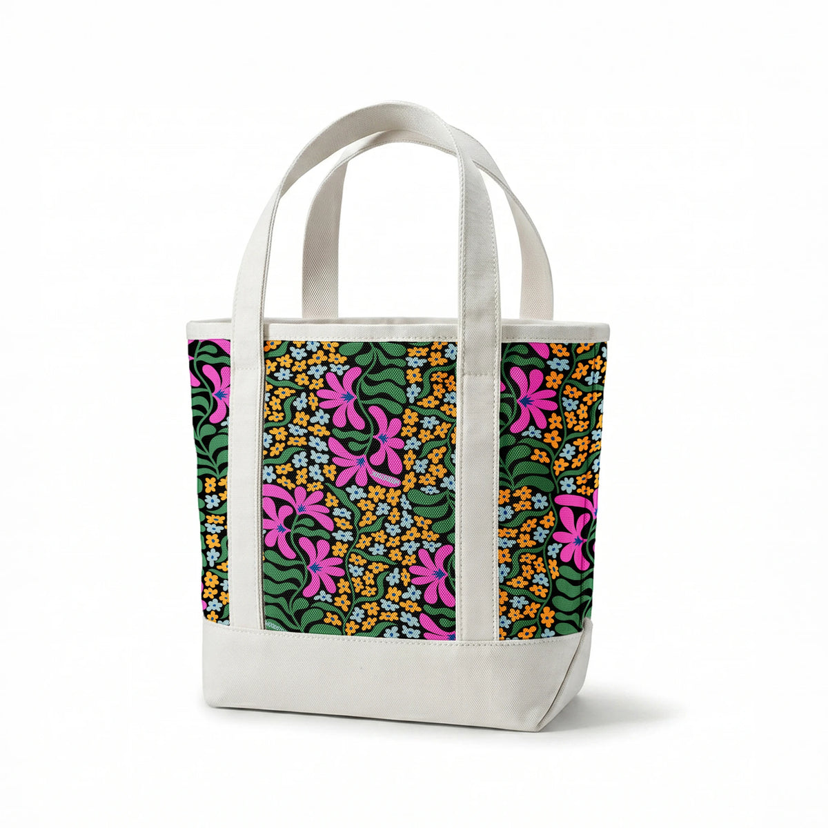 Woodstock Florals in Muted Pink & Green Fabric