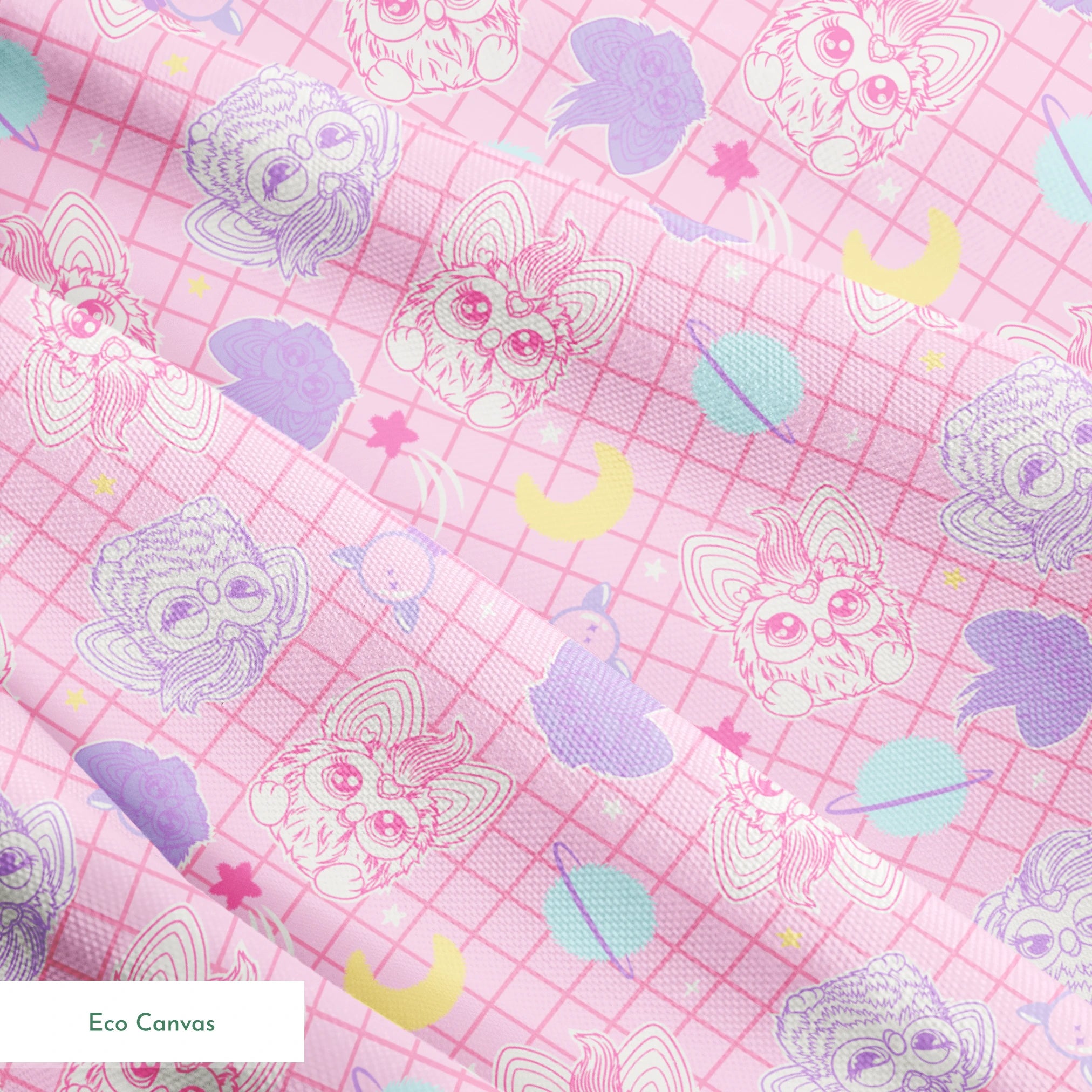 Hasbro Furby Space Grid Fabric