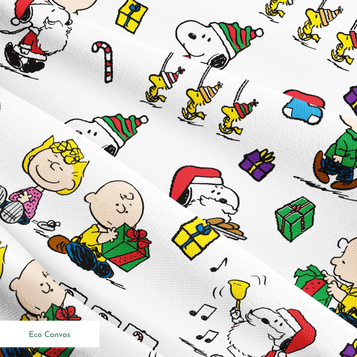 Peanuts Christmas Gift Giving Fabric