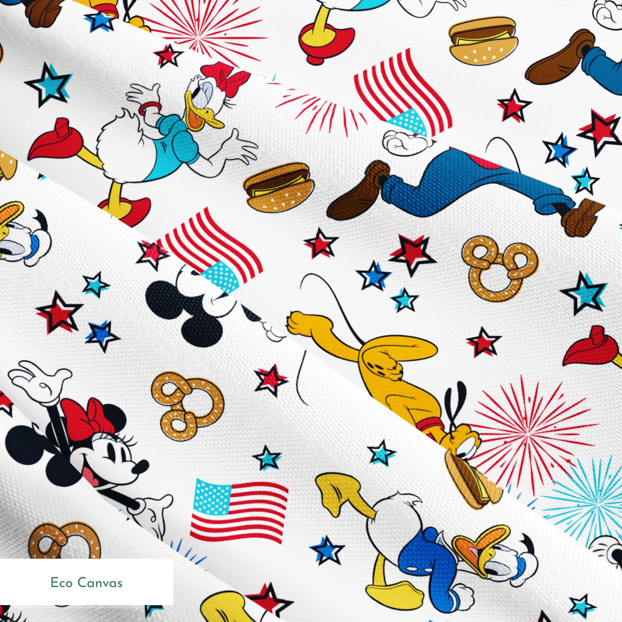 Disney Mickey & Friends Patriotic Celebration Fabric