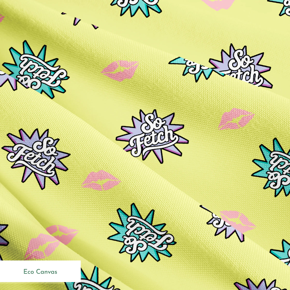 Paramount Mean Girls So Fetch on Yellow Fabric