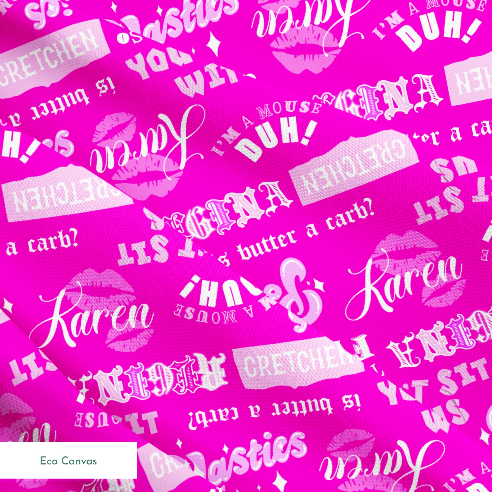 Paramount Mean Girls The Plastics on Pink Fabric