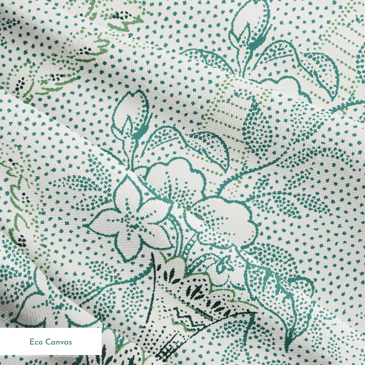 Rina on Silver Sage Fabric