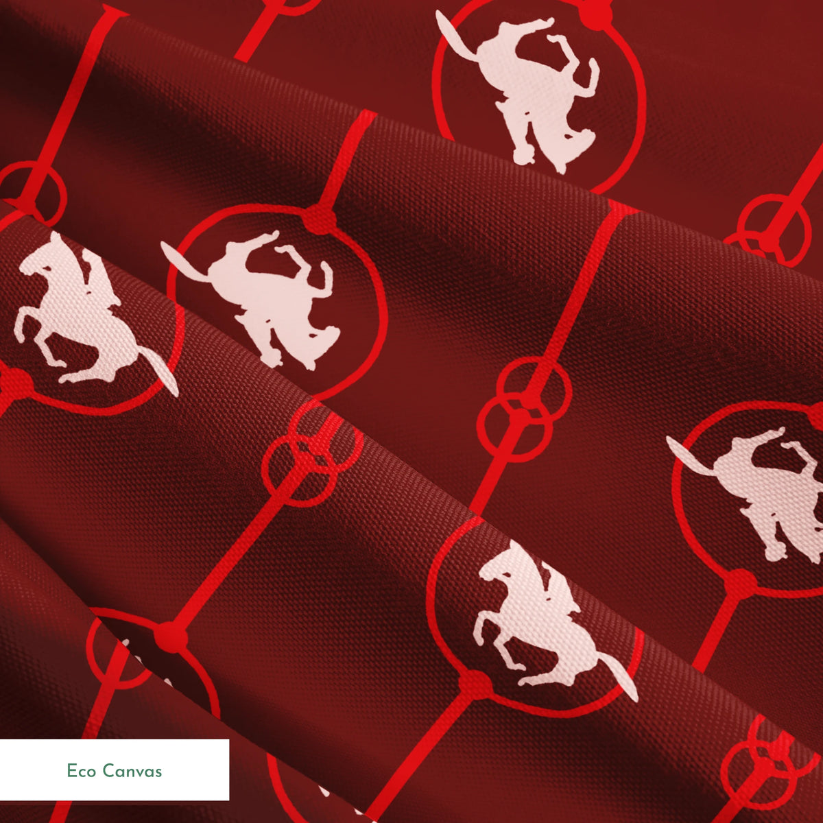 Brooks on Garnet Fabric