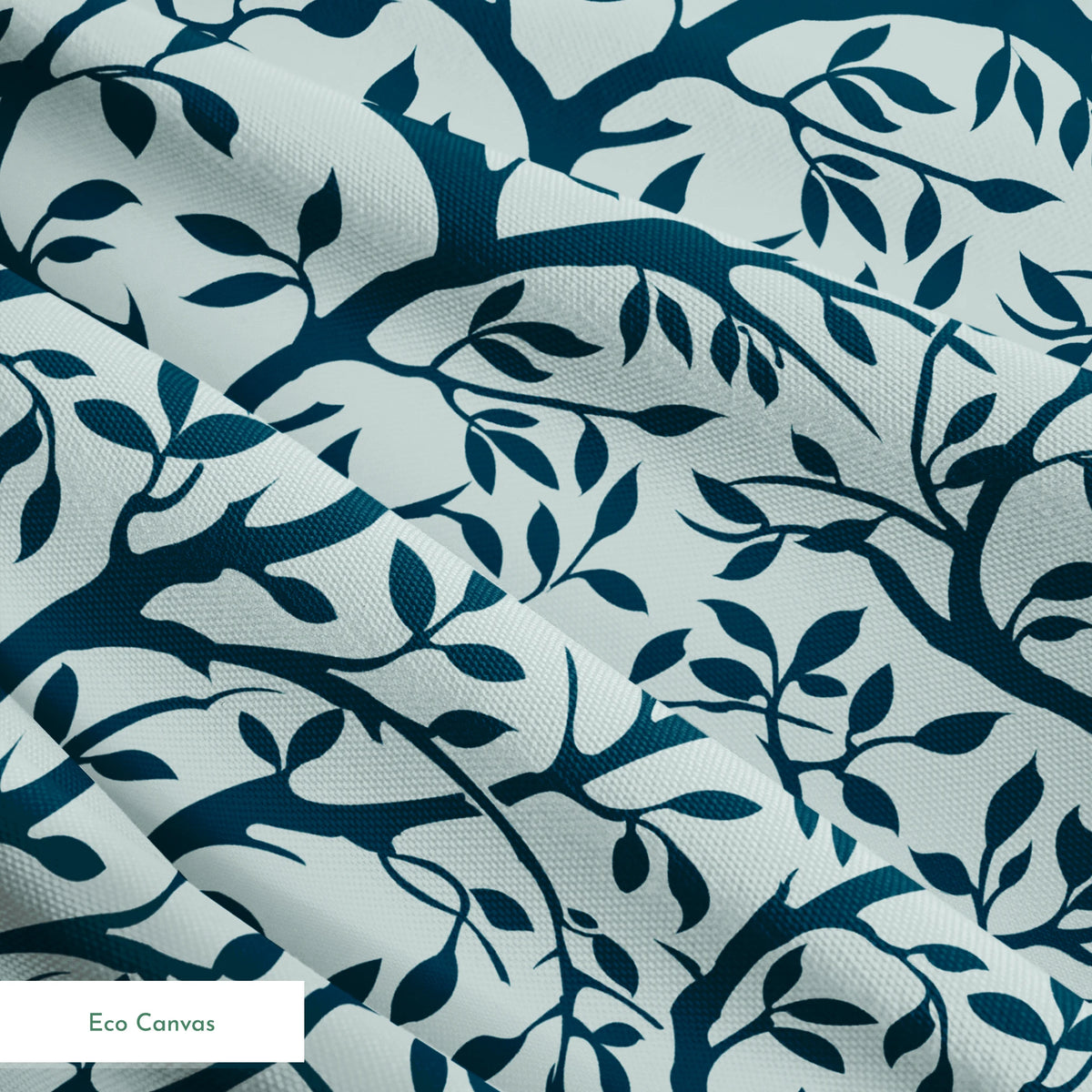 Winding Willow on Dense Fog Fabric