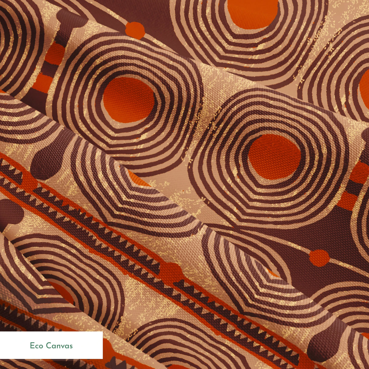 Spiraline on Spiced Fabric