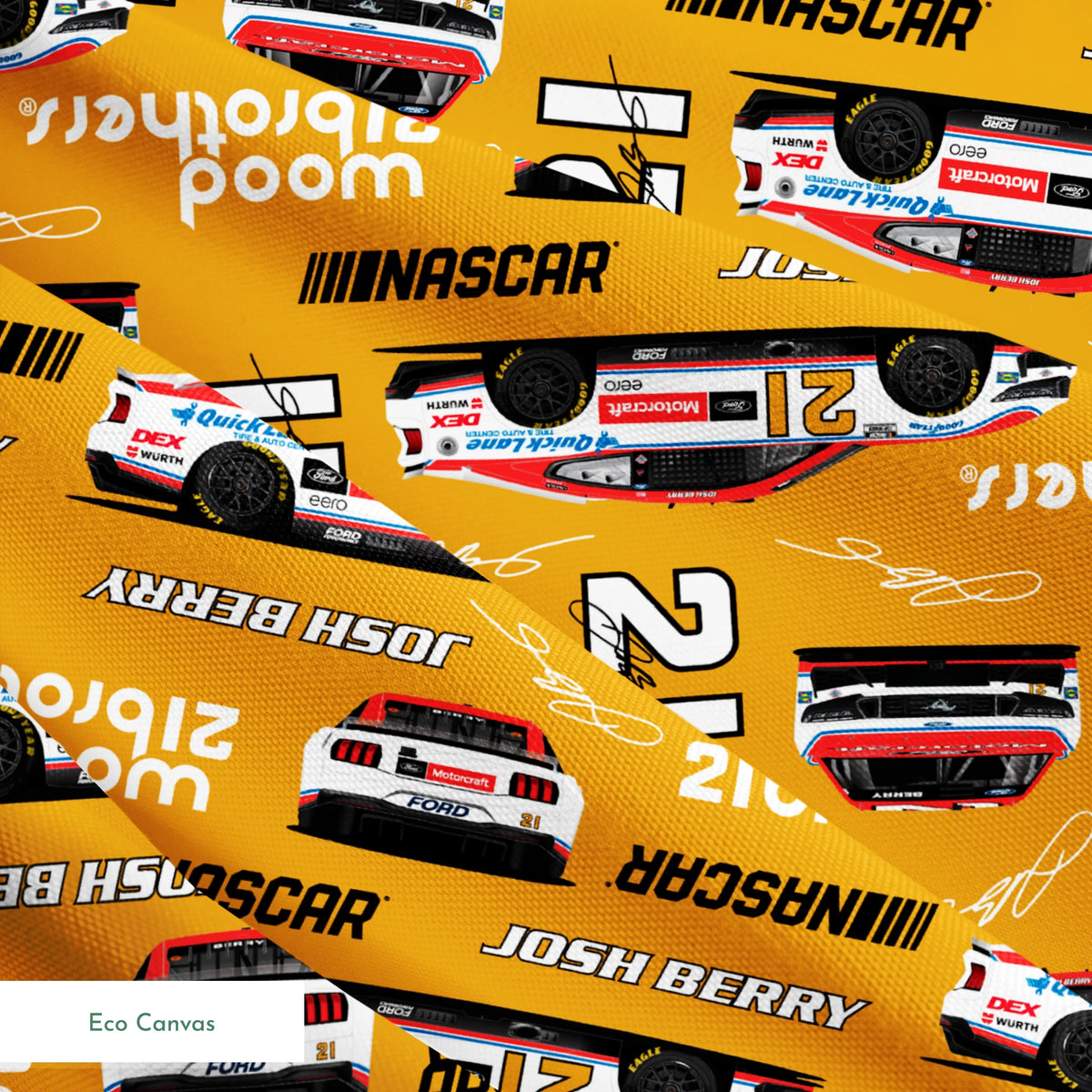 NASCAR® Josh Berry Toss on Gold Fabric