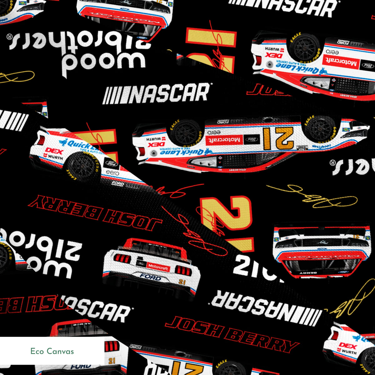 NASCAR® Josh Berry Toss on Black Fabric