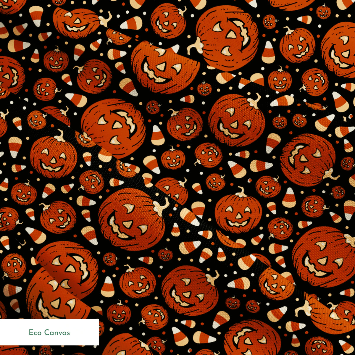 Trick or Treat on Black Days Fabric