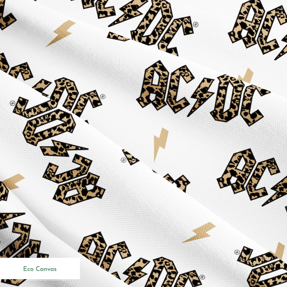 AC/DC Leopard Print Fabric