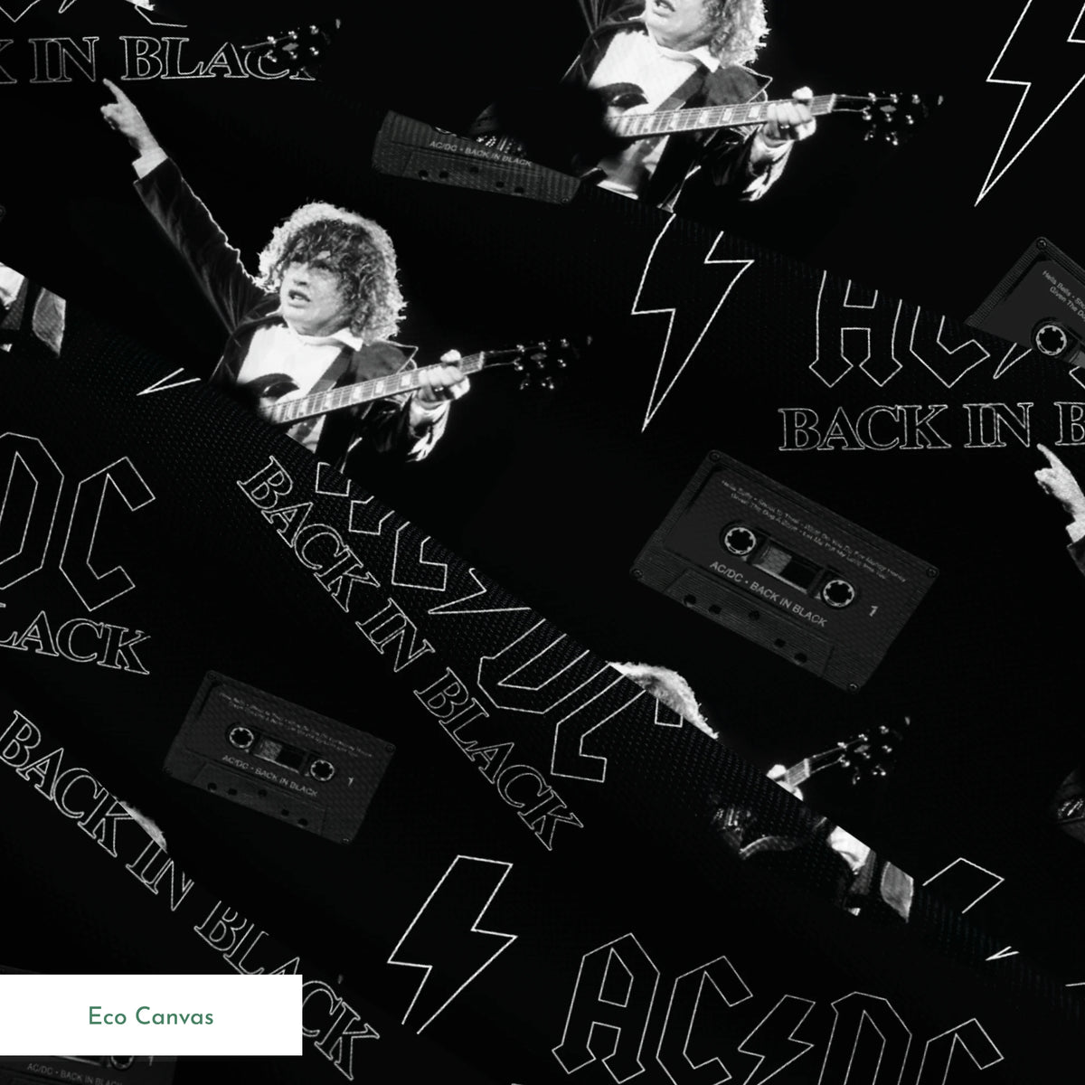 AC/DC Back in Black Fabric