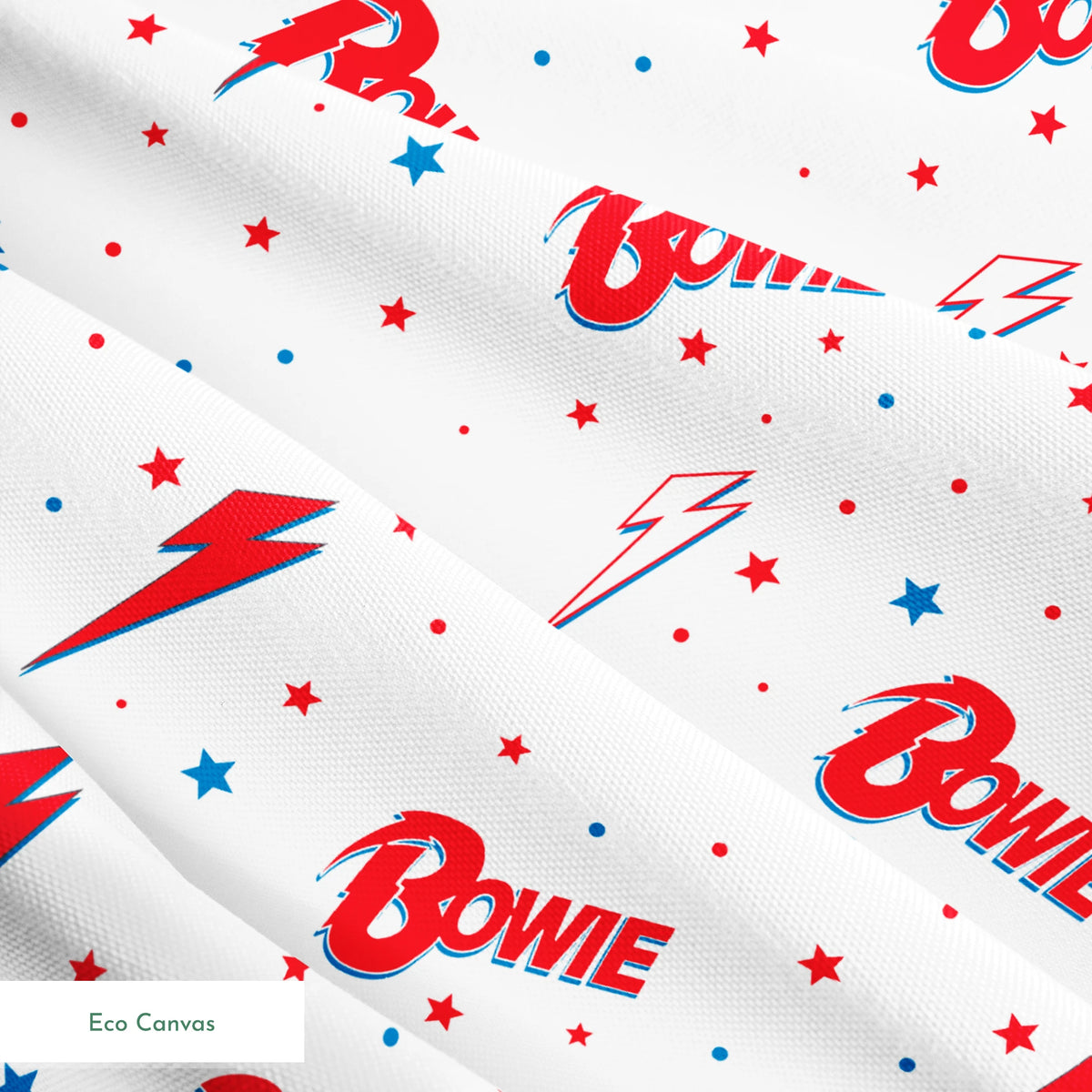 David Bowie Aladdin Sane Stars Fabric