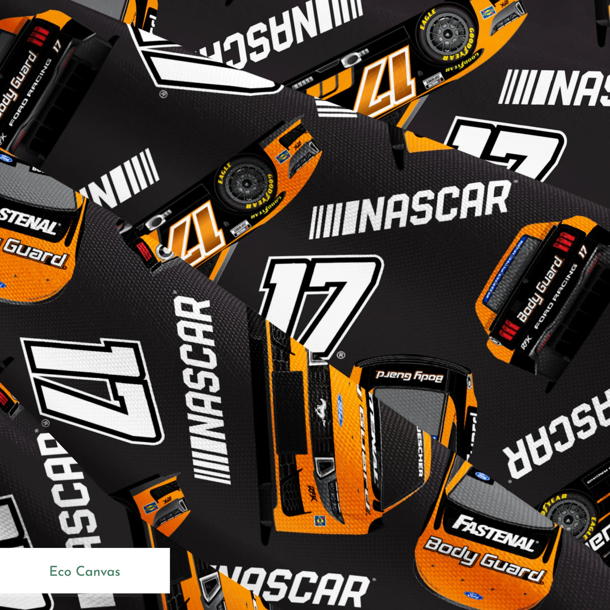 NASCAR® Chris Buescher Toss on Black Fabric