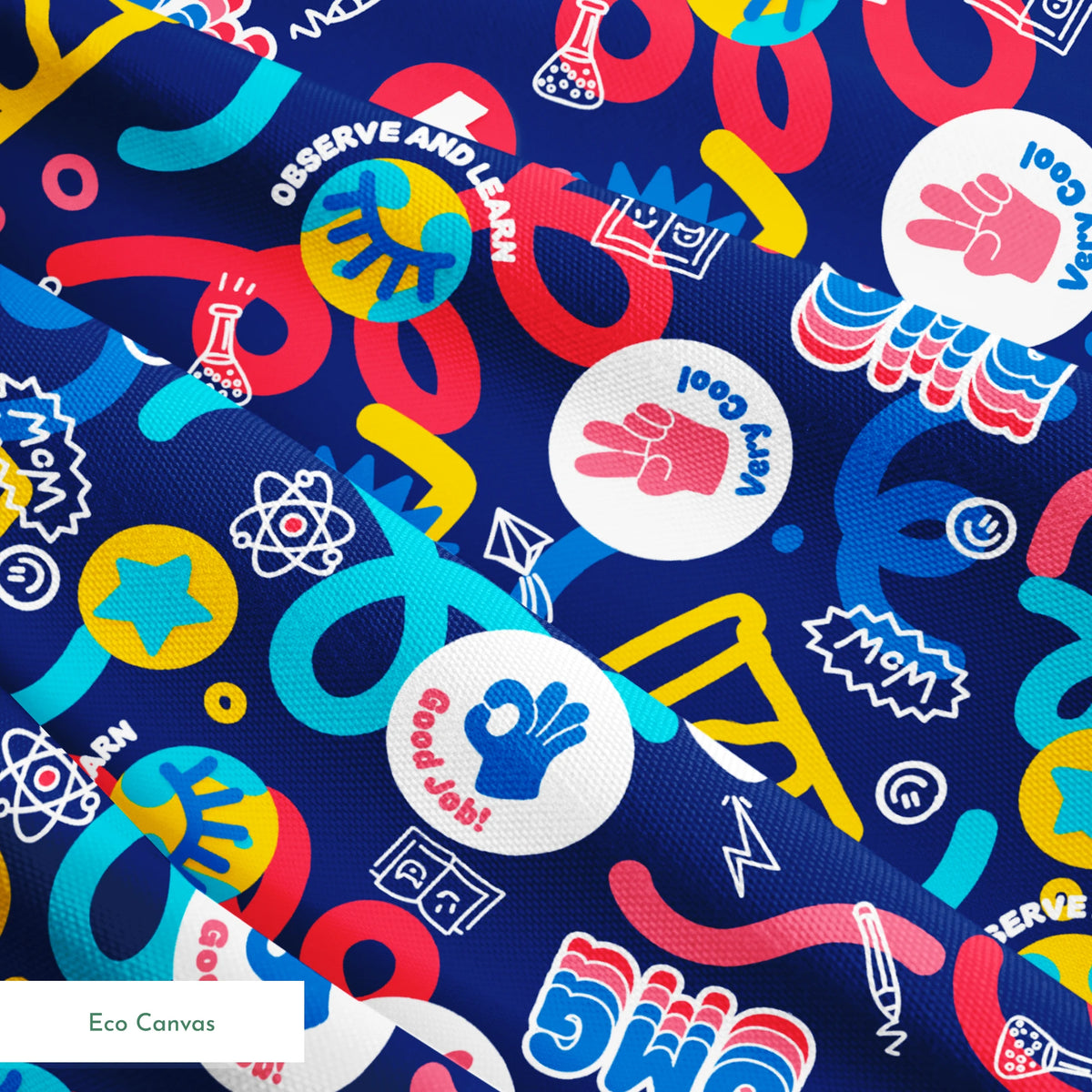Hasbro Play-Doh Observe and Learn on Navy Fabric