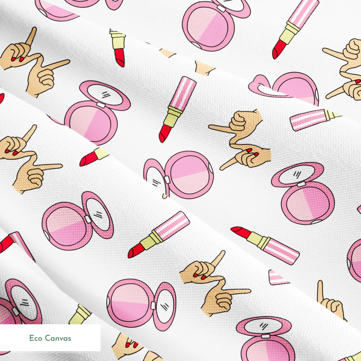 Paramount Clueless Whatever! on White Fabric