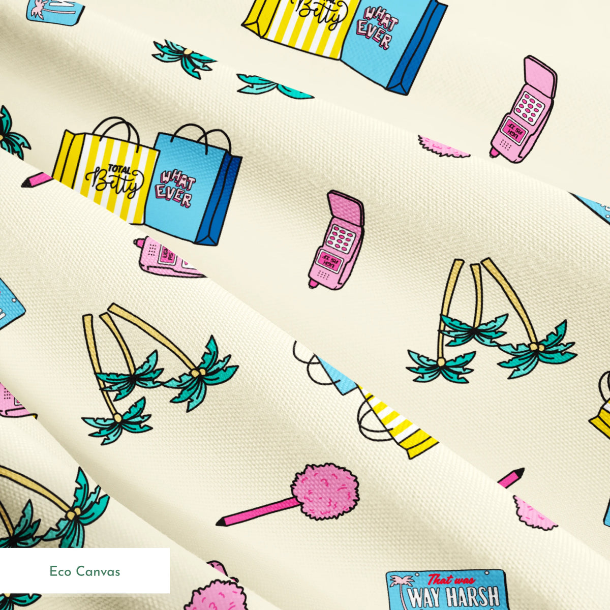Paramount Clueless Palm Icons Fabric