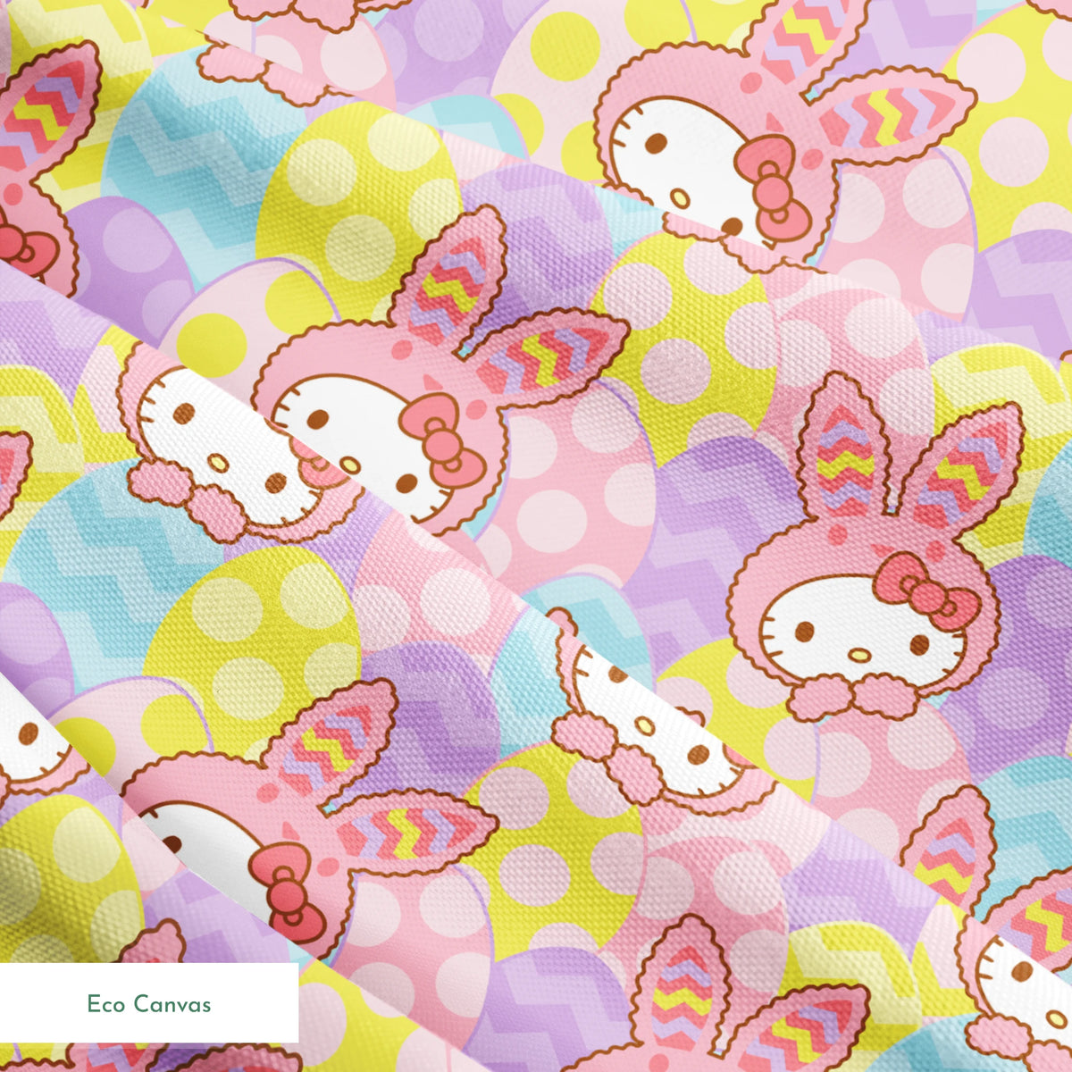 Hello Kitty® Easter Bunny Poses Fabric